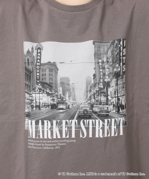 JOURNAL STANDARD(ジャーナルスタンダード)の「LIFE PICTURE COLLECTION JS ポンチョTEE(Tシャツ/カットソー・レディース・ホワイト/ベージュ/ブラック系その他・FREE)」の7枚目の写真