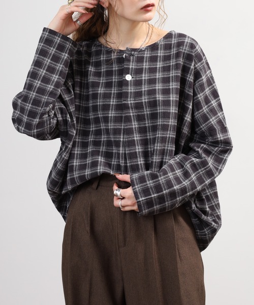 SO(エスオー)の「ブラウス(シャツ/ブラウス・レディース・ベージュ系その他/ブラック系その他・F)」の5枚目の写真