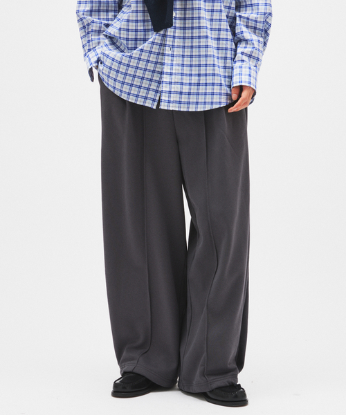 JOURNAL STANDARD（ジャーナルスタンダード）の「コントアー スウェット パンツ（スウェットパンツ・メンズ・ライトグレー/ブラック/スミクロ・LARGE/MEDIUM）」の3枚目の写真