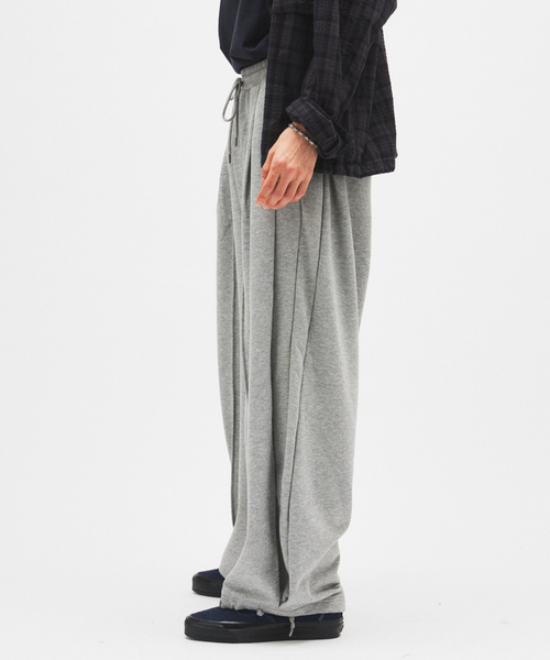 JOURNAL STANDARD（ジャーナルスタンダード）の「コントアー スウェット パンツ（スウェットパンツ・メンズ・ライトグレー/ブラック/スミクロ・LARGE/MEDIUM）」の11枚目の写真