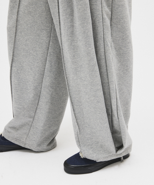 JOURNAL STANDARD（ジャーナルスタンダード）の「コントアー スウェット パンツ（スウェットパンツ・メンズ・ライトグレー/ブラック/スミクロ・LARGE/MEDIUM）」の14枚目の写真