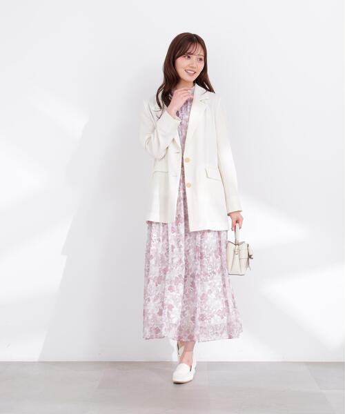 PROPORTION BODY DRESSING(プロポーションボディドレッシング)の「ライトサマーテーラードジャケット / 1216150400(テーラードジャケット・レディース・オフホワイト/ベージュ・SMALL/MEDIUM)」の15枚目の写真