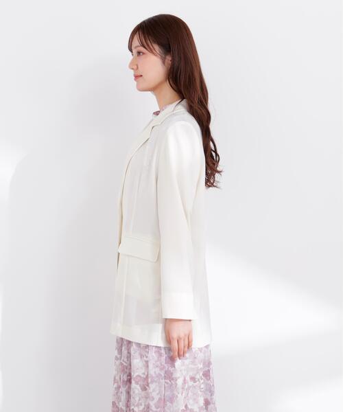 PROPORTION BODY DRESSING(プロポーションボディドレッシング)の「ライトサマーテーラードジャケット / 1216150400(テーラードジャケット・レディース・オフホワイト/ベージュ・SMALL/MEDIUM)」の18枚目の写真