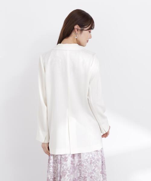 PROPORTION BODY DRESSING(プロポーションボディドレッシング)の「ライトサマーテーラードジャケット / 1216150400(テーラードジャケット・レディース・オフホワイト/ベージュ・SMALL/MEDIUM)」の19枚目の写真