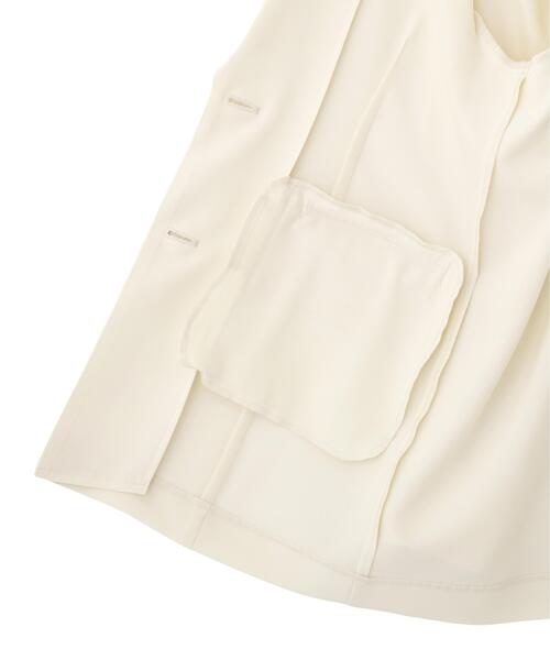 PROPORTION BODY DRESSING（プロポーションボディドレッシング）の「ライトサマーテーラードジャケット / 1216150400（テーラードジャケット・レディース・オフホワイト/ベージュ・SMALL/MEDIUM）」の22枚目の写真