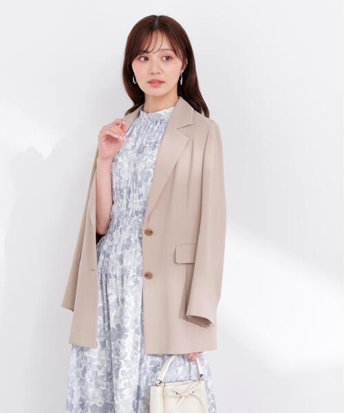 PROPORTION BODY DRESSING(プロポーションボディドレッシング)の「ライトサマーテーラードジャケット / 1216150400(テーラードジャケット・レディース・オフホワイト/ベージュ・SMALL/MEDIUM)」の5枚目の写真