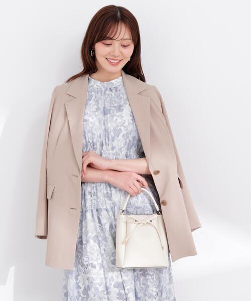 PROPORTION BODY DRESSING(プロポーションボディドレッシング)の「ライトサマーテーラードジャケット / 1216150400(テーラードジャケット・レディース・オフホワイト/ベージュ・SMALL/MEDIUM)」の6枚目の写真