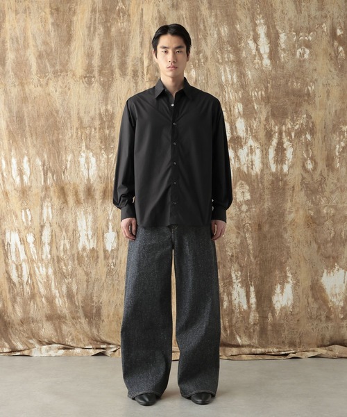 HARE（ハレ）の「【NARRIL】KUROKI DENIM WIDE PANTS（デニムパンツ・メンズ・ブラック/インディゴブルー・SMALL/MEDIUM）」の14枚目の写真