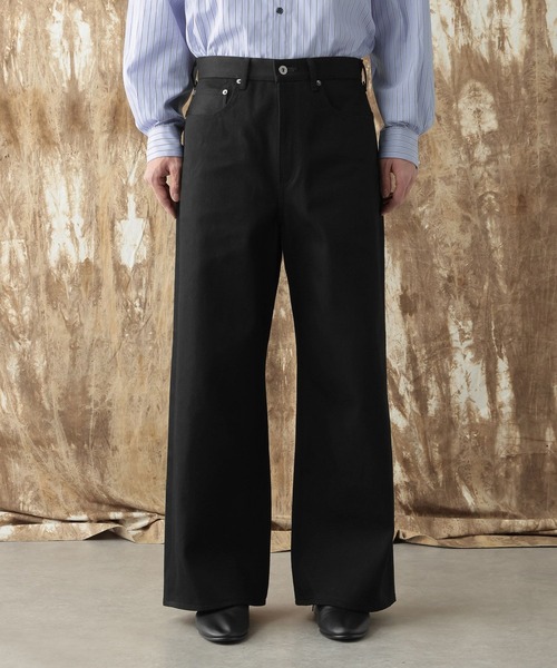 HARE（ハレ）の「【NARRIL】KUROKI DENIM WIDE PANTS（デニムパンツ・メンズ・ブラック/インディゴブルー・SMALL/MEDIUM）」の16枚目の写真