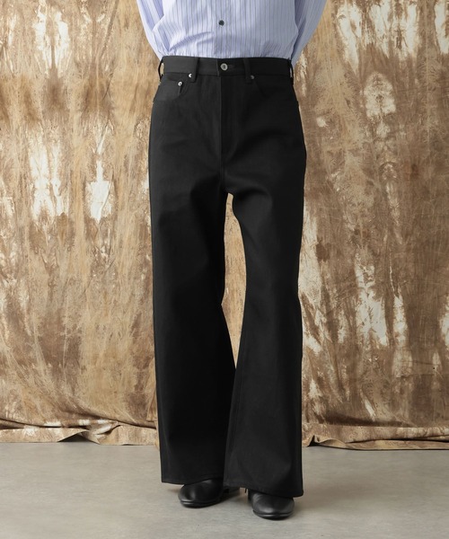 HARE（ハレ）の「【NARRIL】KUROKI DENIM WIDE PANTS（デニムパンツ・メンズ・ブラック/インディゴブルー・SMALL/MEDIUM）」の17枚目の写真