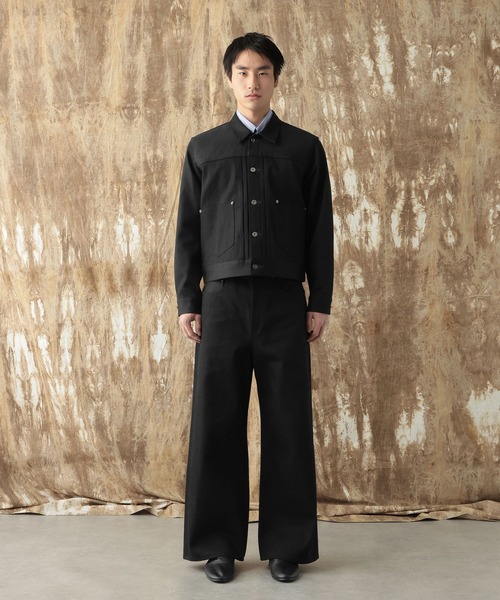 HARE（ハレ）の「【NARRIL】KUROKI DENIM WIDE PANTS（デニムパンツ・メンズ・ブラック/インディゴブルー・SMALL/MEDIUM）」の22枚目の写真