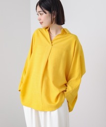 麻ライクシャツチュニック