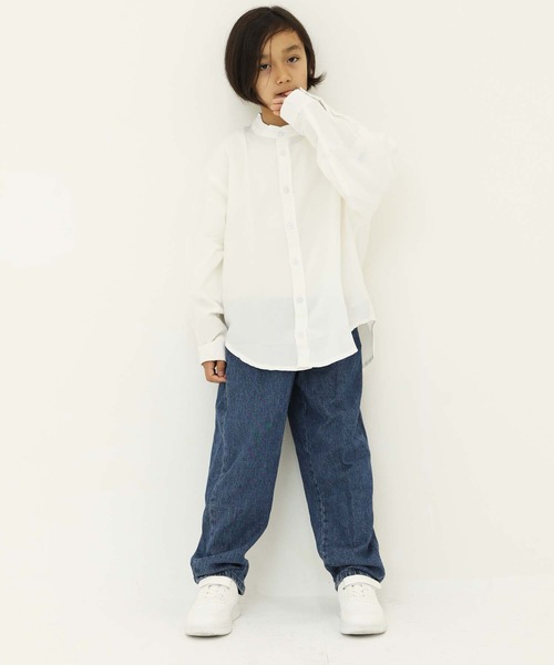 SHISKY(シスキー)の「ケミカルウォッシュ リラックス デニムパンツ(デニムパンツ・キッズ・ブルー/ブラック/ブラック系その他/ブルー系その他・160/150/140/130/120/110)」の15枚目の写真