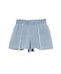 BEAMS mini | フリンジ デニム ショートパンツ 2026SS (90~150cm) キッズ プチプラ 定番(その他パンツ)