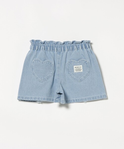 BEAMS mini(ビームスミニ)の「【8/20値下げ】フリンジ デニム ショートパンツ 2026SS (90~150cm) キッズ プチプラ 定番(その他パンツ・キッズ・サックスブルー/インディゴブルー・150/120/100/140/130/110/90)」の13枚目の写真