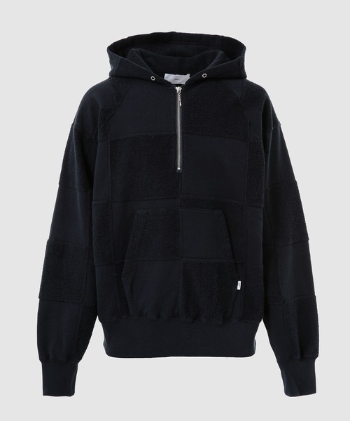 SUGARHILL(シュガーヒル)の「CHECKER HOODIE(パーカー・メンズ・ネイビー/ホワイト系その他・2)」の2枚目の写真