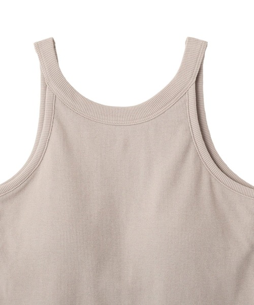 earth music&ecology（アースミュージックアンドエコロジー）の「アメスリテレコタンクトップ（タンクトップ・レディース・ブラック/アイボリー/モカ/チャコールグレー・M/S）」の21枚目の写真