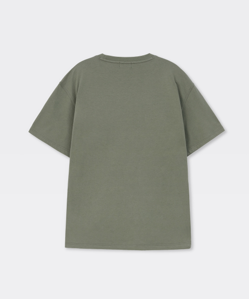 MUSINSA STANDARD（ムシンサスタンダード）の「[シティレジャー] デュラロンクールダブルポケットTシャツ [ライトカーキグレー]（Tシャツ/カットソー・メンズ・その他・SMALL/MEDIUM/LARGE/X-LARGE/2XL）」の9枚目の写真