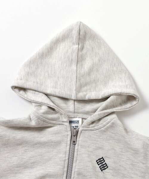 BREEZE（ブリーズ）の「レースラインフードパーカー(セットアップ可)（パーカー・キッズ・グレー・120/110/90/140/130/100/80）」の6枚目の写真