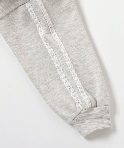 BREEZE（ブリーズ）の「レースラインフードパーカー(セットアップ可)（パーカー・キッズ・グレー・120/110/90/140/130/100/80）」の8枚目の写真