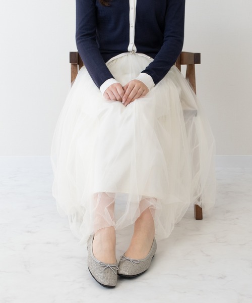 Bridget Birkin(ブリジットバーキン)の「【Bridget Birkin Walk】ラメパナマ調バレエパンプス(565311)(パンプス・レディース・グレー系その他2/グレー系その他/ベージュ系その他・23/22.5/24/23.5/24.5)」の12枚目の写真