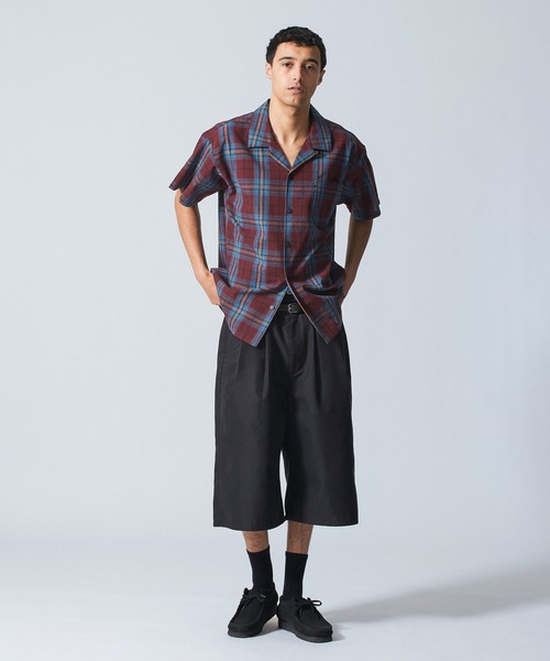 SILAS(サイラス)の「SHORT BAGGY CHINO PANTS(チノパンツ・メンズ・ブラック/ベージュ・M/L)」の15枚目の写真