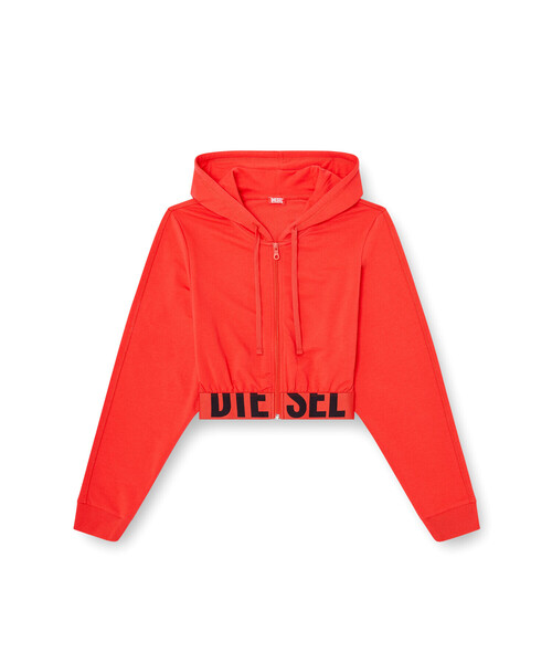 DIESEL（ディーゼル）の「ウィメンズ ジップアップパーカー NIKA-D-POP（パーカー・レディース・ブラック/レッド・LARGE/X-LARGE/MEDIUM/SMALL）」の7枚目の写真