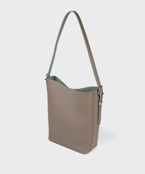 Paul Smith（ポールスミス）の「ダブルフェイス レザー 2WAY ハンドバッグ / 365000 WN210S（ショルダーバッグ・レディース・ブラック/グレイッシュベージュ・FREE）」の8枚目の写真