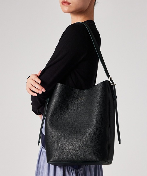 Paul Smith(ポールスミス)の「ダブルフェイス レザー 2WAY ハンドバッグ / 365000 WN210S(ハンドバッグ・レディース・ブラック/グレイッシュベージュ・FREE)」の14枚目の写真