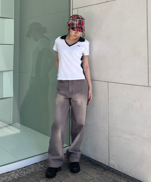 OBEY(オベイ)の「【OBEY / オベイ】 MEREDITH COLLARED SS(Tシャツ/カットソー・レディース・ホワイト・SMALL)」の10枚目の写真