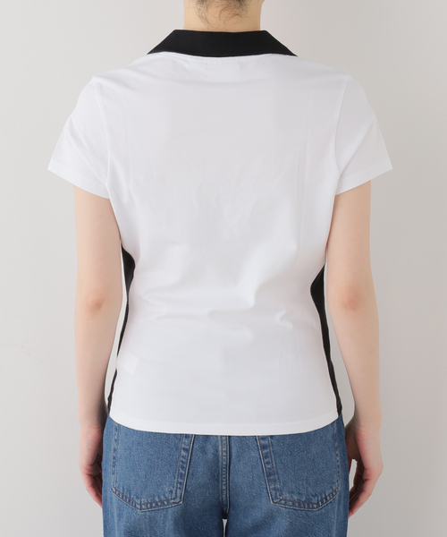 OBEY(オベイ)の「【OBEY / オベイ】 MEREDITH COLLARED SS(Tシャツ/カットソー・レディース・ホワイト・SMALL)」の5枚目の写真