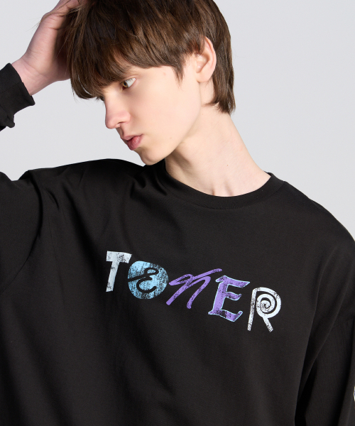 TENER（テネル）の「袖プリントTNRロングスリーブブラック（Tシャツ/カットソー・メンズ・その他・FREE）」の3枚目の写真