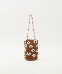 Steven Alan | ＜Pura Utz＞BROWN FLOWER BAG/バッグ(ハンドバッグ)