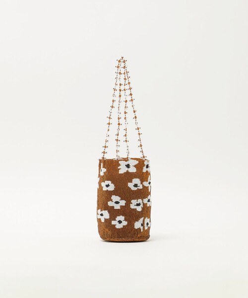 Steven Alan（スティーブンアラン）の「＜Pura Utz＞BROWN FLOWER BAG/バッグ（ハンドバッグ・レディース・ブラウン系・FREE）」の2枚目の写真
