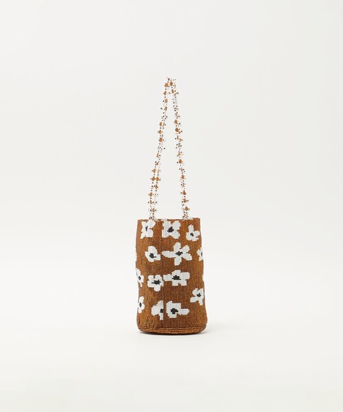 Steven Alan（スティーブンアラン）の「＜Pura Utz＞BROWN FLOWER BAG/バッグ（ハンドバッグ・レディース・ブラウン系・FREE）」の4枚目の写真