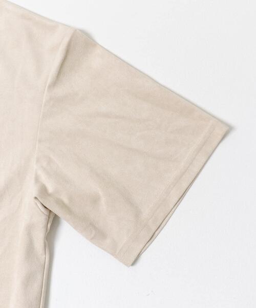 ITEMS URBANRESEARCH(アイテムズ アーバンリサーチ)の「接触冷感フェイクスエード半袖クルーネックTシャツ(Tシャツ/カットソー・メンズ・アイボリー/ブラック/ライトブルー/グレー・MEDIUM/LARGE)」の10枚目の写真