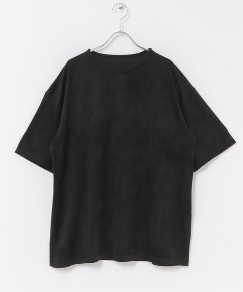 ITEMS URBANRESEARCH(アイテムズ アーバンリサーチ)の「接触冷感フェイクスエード半袖クルーネックTシャツ(Tシャツ/カットソー・メンズ・アイボリー/ブラック/ライトブルー/グレー・MEDIUM/LARGE)」の15枚目の写真