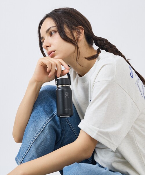 HYDRO FLASK(ハイドロフラスク)の「【HYDRO FLASK / ハイドロフラスク】 200ml MICRO / マイクロ 断熱ステンレスボトル / タンブラー /ミニ水筒(グラス/マグカップ/タンブラー・メンズ・ホワイト/ピンク/ライラック/ブラック/スモークピンク/グレー/ブルー・フリー)」の2枚目の写真
