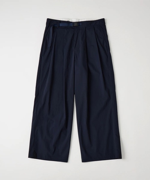 WHITE MOUNTAINEERING(ホワイトマウンテニアリング)の「【White Mountaineering/ホワイトマウンテニアリング】×Dickies 2 TUCK PANTS(チノパンツ・メンズ・ネイビー/ブラック・2/1)」の4枚目の写真