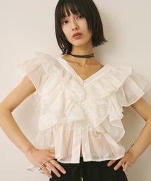 ラッフルシアーブラウス