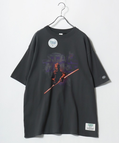 STAR WARS（スターウォーズ）の「2026SS Star Wars×DISCUS/スターウォーズ×ディスカス コラボ プリント半袖Tシャツ（M：ショート丈 L：レギュラー丈）（Tシャツ/カットソー・レディース・ブラック系その他3/ブラック系その他/ブラック系その他2/スミクロ・L/M）」の11枚目の写真
