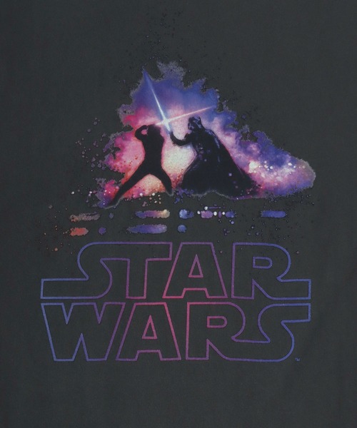 STAR WARS（スターウォーズ）の「2026SS Star Wars×DISCUS/スターウォーズ×ディスカス コラボ プリント半袖Tシャツ（M：ショート丈 L：レギュラー丈）（Tシャツ/カットソー・レディース・ブラック系その他3/ブラック系その他/ブラック系その他2/スミクロ・L/M）」の19枚目の写真
