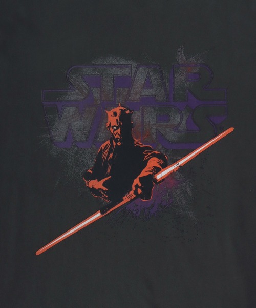 STAR WARS（スターウォーズ）の「2026SS Star Wars×DISCUS/スターウォーズ×ディスカス コラボ プリント半袖Tシャツ（M：ショート丈 L：レギュラー丈）（Tシャツ/カットソー・レディース・ブラック系その他3/ブラック系その他/ブラック系その他2/スミクロ・L/M）」の20枚目の写真