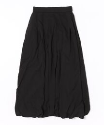 linen blend balloon long skirt /リネンブレンドバルーンロングスカート