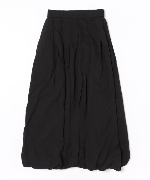 LAULEN(ローレン)の「linen blend balloon long skirt /リネンブレンドバルーンロングスカート(スカート・レディース・ホワイト/ブラック・FREE)」の2枚目の写真
