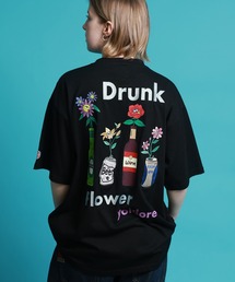 【YOIDORE/酔いどれ】酔っ払い フラワーTEE