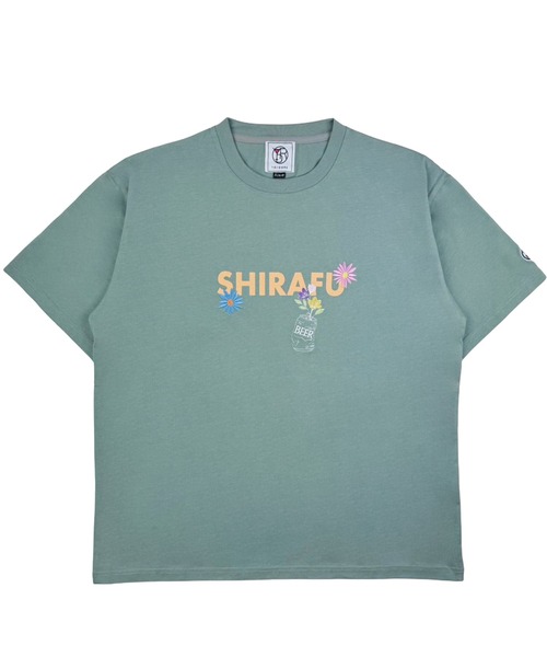CORPUS SELECT(コーパストーキョー)の「【YOIDORE/酔いどれ】酔っ払い フラワーTEE(Tシャツ/カットソー・メンズ・ブラック/ホワイト/グリーン・S/M/L/XL)」の9枚目の写真