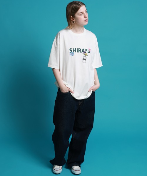 CORPUS SELECT(コーパストーキョー)の「【YOIDORE/酔いどれ】酔っ払い フラワーTEE(Tシャツ/カットソー・メンズ・ブラック/ホワイト/グリーン・S/M/L/XL)」の22枚目の写真