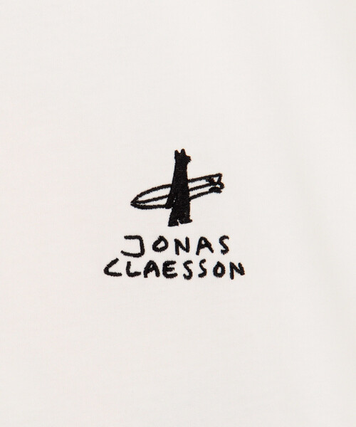 Jonas Claesson(ジョナスクレアッソン)の「JONAS CLAESSON/ジョナス クレアッソン Waking up Short Sleeve Tee/ウェイキングアップ バックプリントTシャツ(Tシャツ/カットソー・メンズ・ブラック/ホワイト/グリーン・MEDIUM/LARGE)」の18枚目の写真