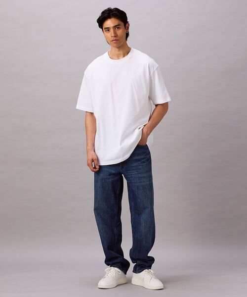 Calvin Klein(カルバン・クライン)の「スタンダード ロゴ Tシャツ(Tシャツ/カットソー・メンズ・ブルー/ブラック/ホワイト・M/L/XL/S)」の15枚目の写真